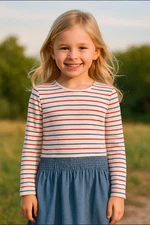 Tucker & Tate Striped Chambray Denim Dress Kid Girls 5-6 French Tunic Zara