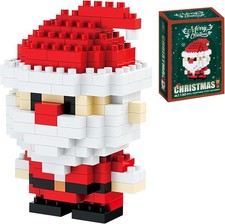 Santa Claus Building Blocks Stocking Stuffer Kids Teens Xmas New Year Gift