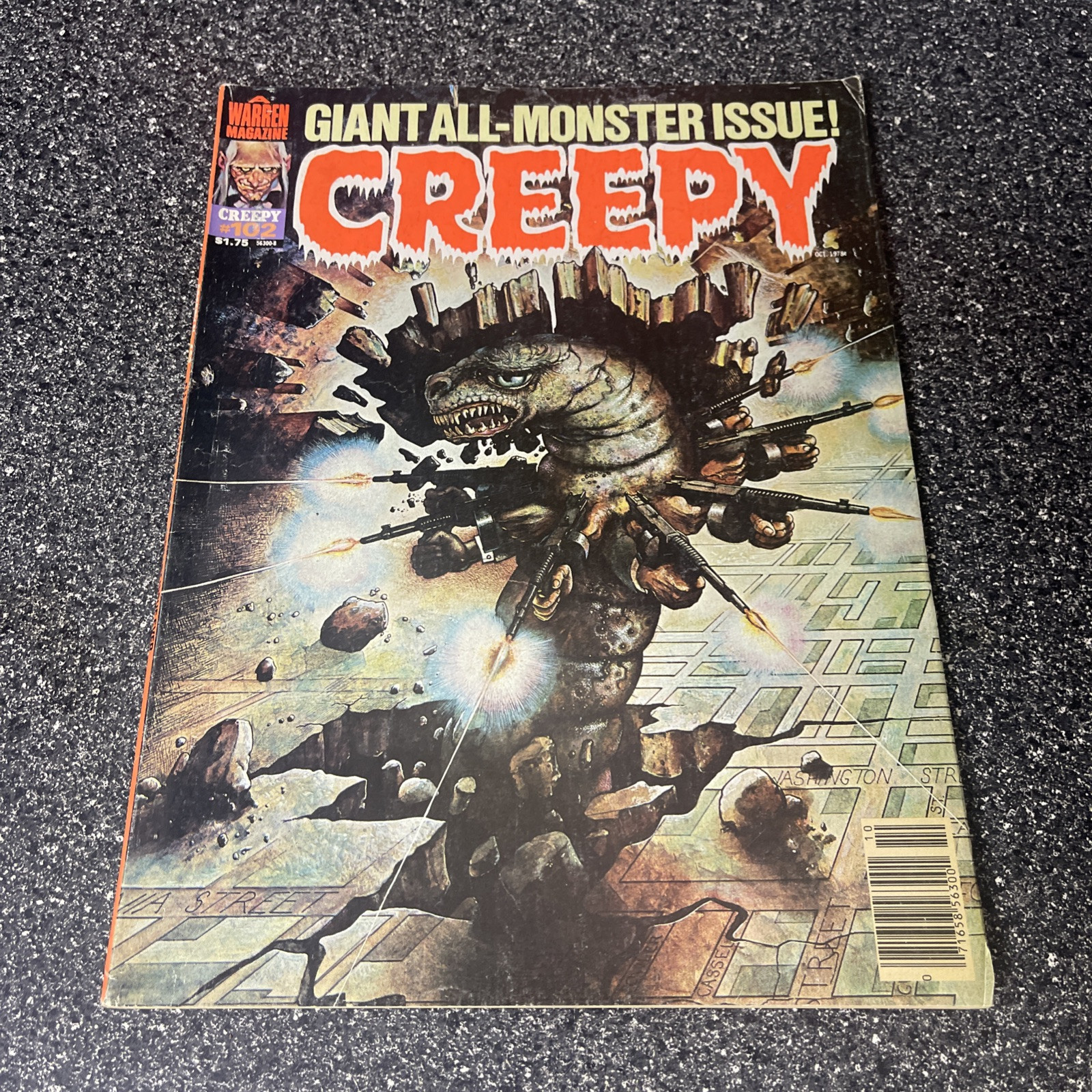 Creepy #102 October 1978 Pat Woodruff Cover Warren Publishing (VF)