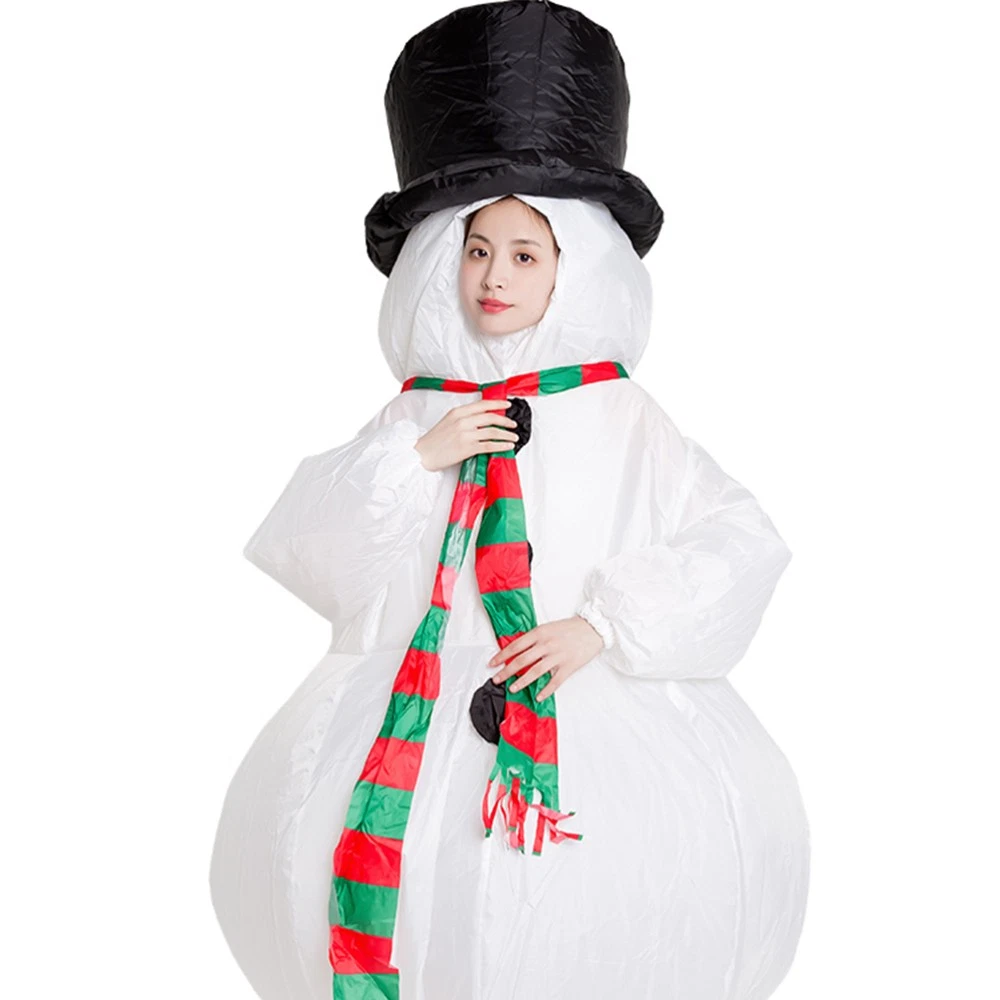VETEMENTS Pupazzo di neve gonfiabile vestiti miss outfit vestito cosplay festa costume