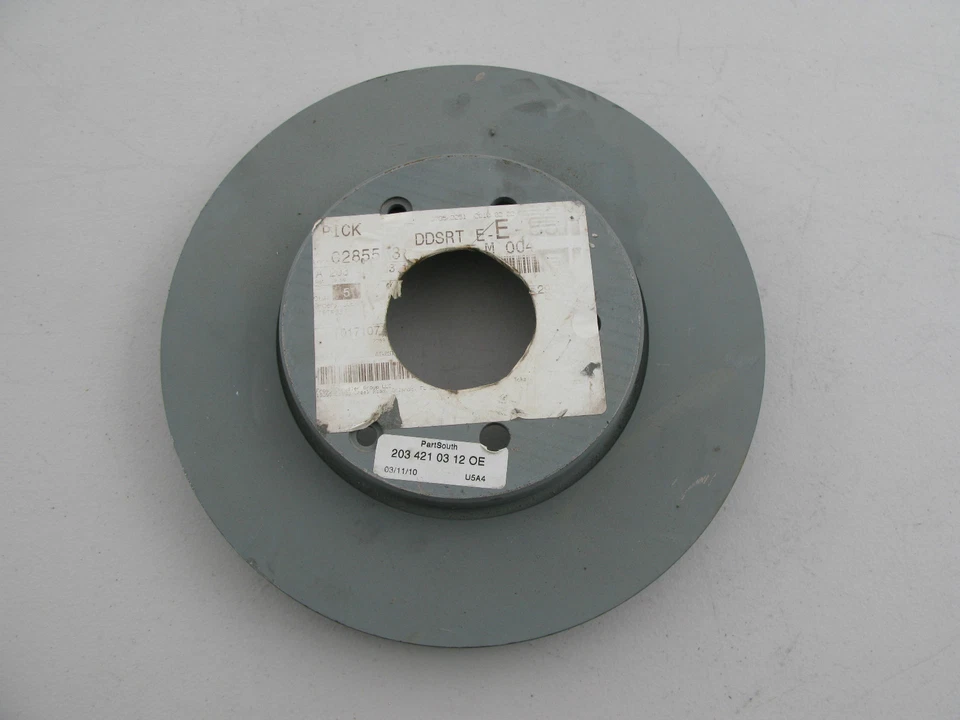 Новый из старых запасов ротор переднего дискового тормоза подходит для Mercedes (203 421 03 12 OE) - Изображение 4 из 4