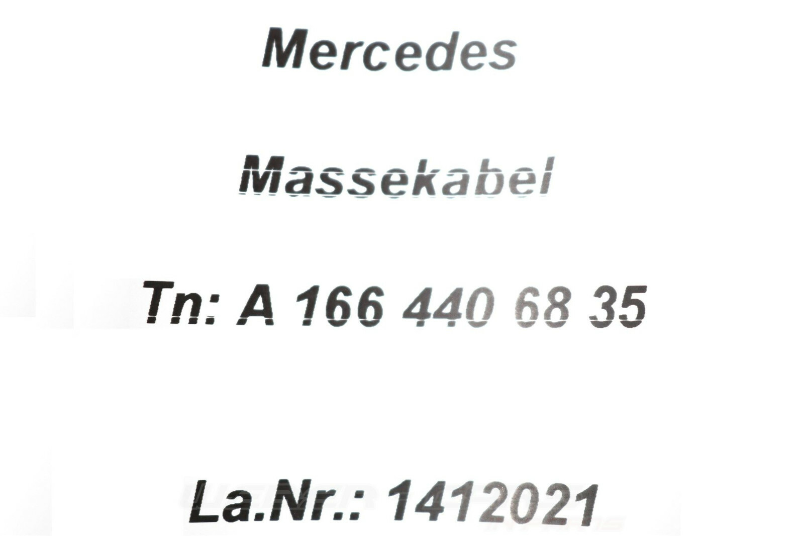 A1664406835 Mercedes Benz MB 3.0 M276 V6 Petrol Earth Cable Din  