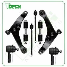8pcs Front Control Arms Tie Rod Ends Sway Bars For 2002-2005 06 Mitsubis Lancer