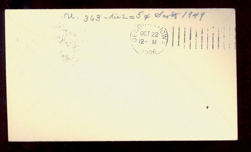 1906 Greenbush MN cancel on 2c Envelope Roseau\ County MN1728 - Picture 2 of 2