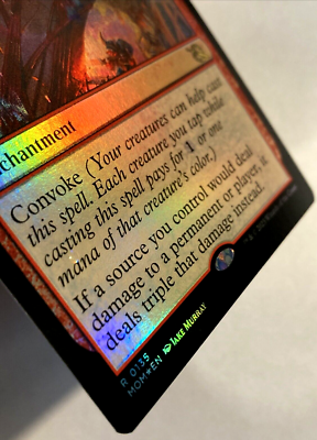 MTG City on Fire FOIL March of the Machine 135 NM | eBay