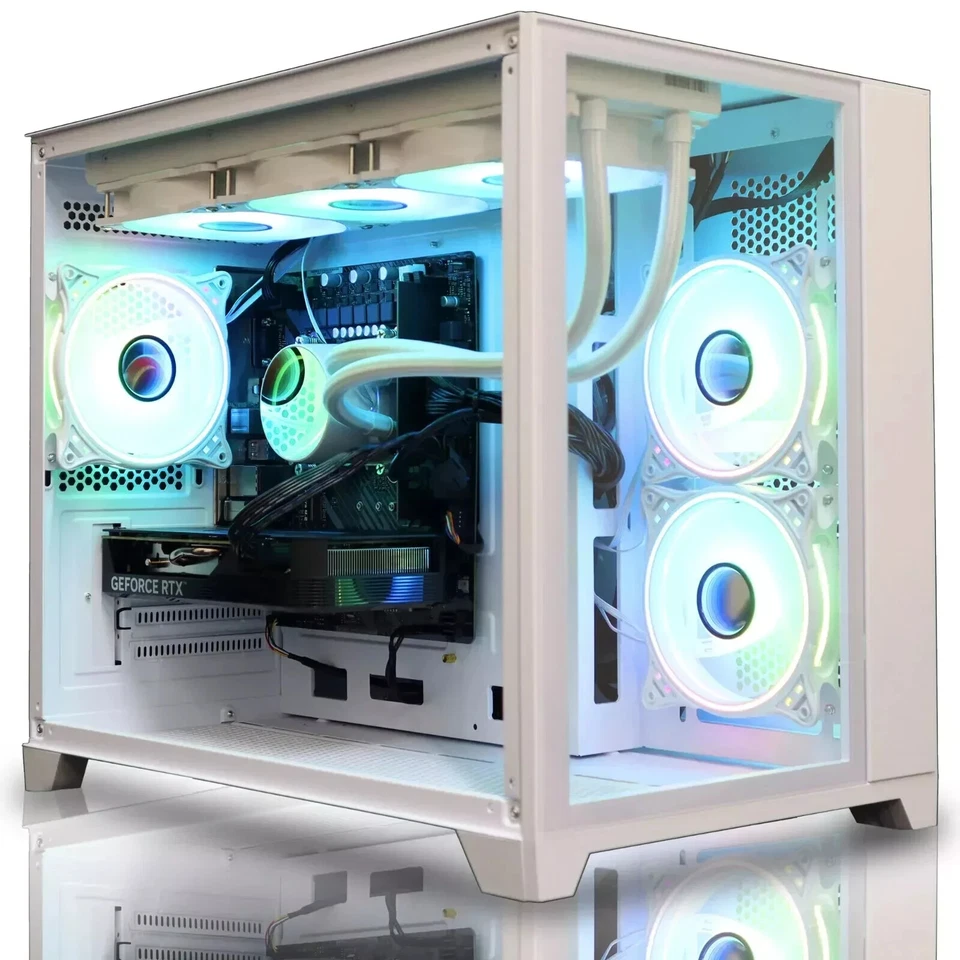 POWERFUL Gaming PC AMD RYZEN 5 8400F RTX 4060 32GB RAM DDR5 1TB NVME Win 11 - Image 2 of 4