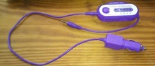 Purple Prime Audio Wireless Fm Transmitter Car Lighter Hookup
