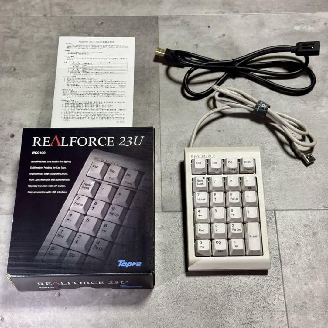 Topre トウプレRealforce テンキー WCO100 ホワイト（Topre