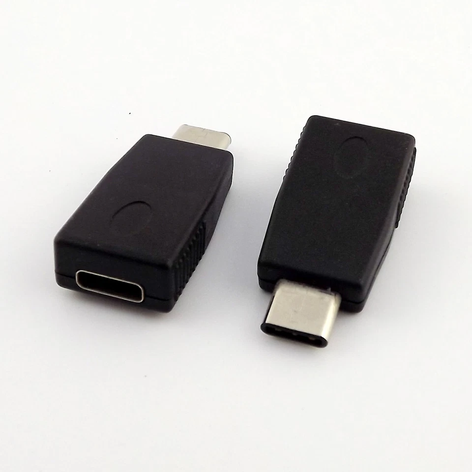USB 3.1 Type-C Male Plug to USB C 3.1 Female Converter Data Power Sync Adapter - Image 3 of 4