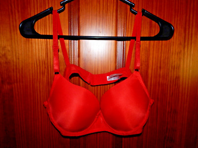 MAMIA RED LACY BRA, UNDERWIRE, MEDIUM LINING, SIZE 38 C, 4343PL, NWOT