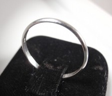 Plain Silver Band Ring 925 Sterling Silver Size 7.75 to 9.75
