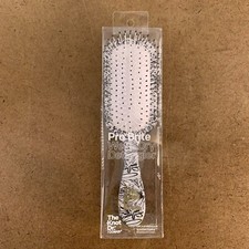 The Knot Dr. for Conair Black White Floral Wet  Dry Detangler Hair Brush NWT