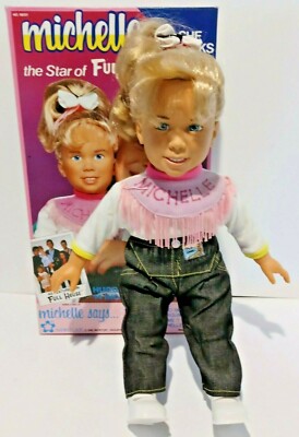 Vintage 1991 FULL HOUSE TALKING MICHELLE DOLL Mary-Kate & Ashley