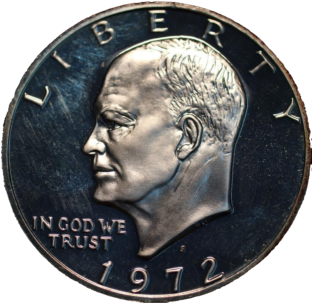 アメリカ 1972年-S アイゼンハワー プルーフ One Dollar 銀貨 アメリカ 1972年-S アイゼンハワー プルーフ One Dollar 銀貨 - メルカリ