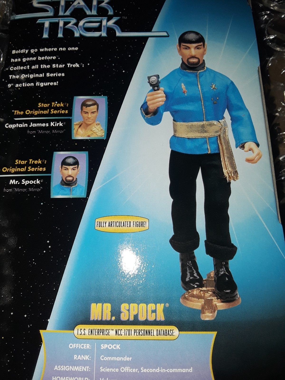 Star Trek MR. SPOCK 9 Inch Mirror Mirror Figure NEW KB TOYS - LE # 5192