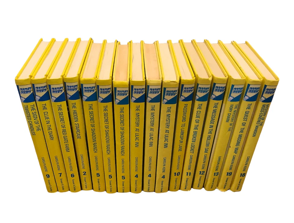 Lot of 15 Nancy Drew Mystery Hardcover Glossy Flashlight Books By Carolyn Keene Foto 2 de 4