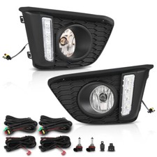 Led Drl Fog Lights Driving Lamps W Wiring Fit For 2014-2017 Honda Fit Jazz Led Drl Fog Lights Driving Lamps W Wiring Fit For 2014-2017 Honda Fit Jazz