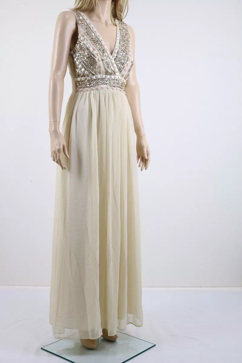 Cream 2025 embellished dress