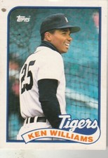 FREE SHIPPING-MINT-1989 Topps Traded  #129T Kenny Williams Detroit Tigers 