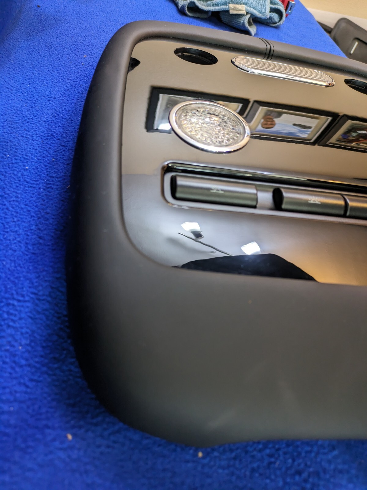 Black 2006-2012 Bentley Flying Spur Rear Overhead Console Dome Light OEm