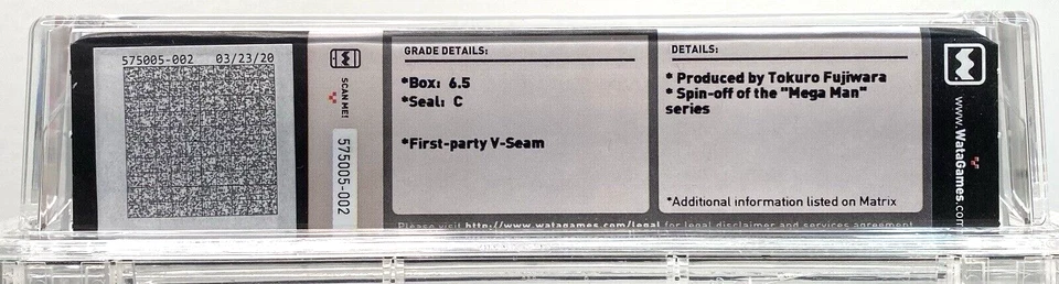 Mega Man Soccer New Super Nintendo SNES Rare Factory Sealed VGA WATA Grade 6.5 C - Image 3 of 4