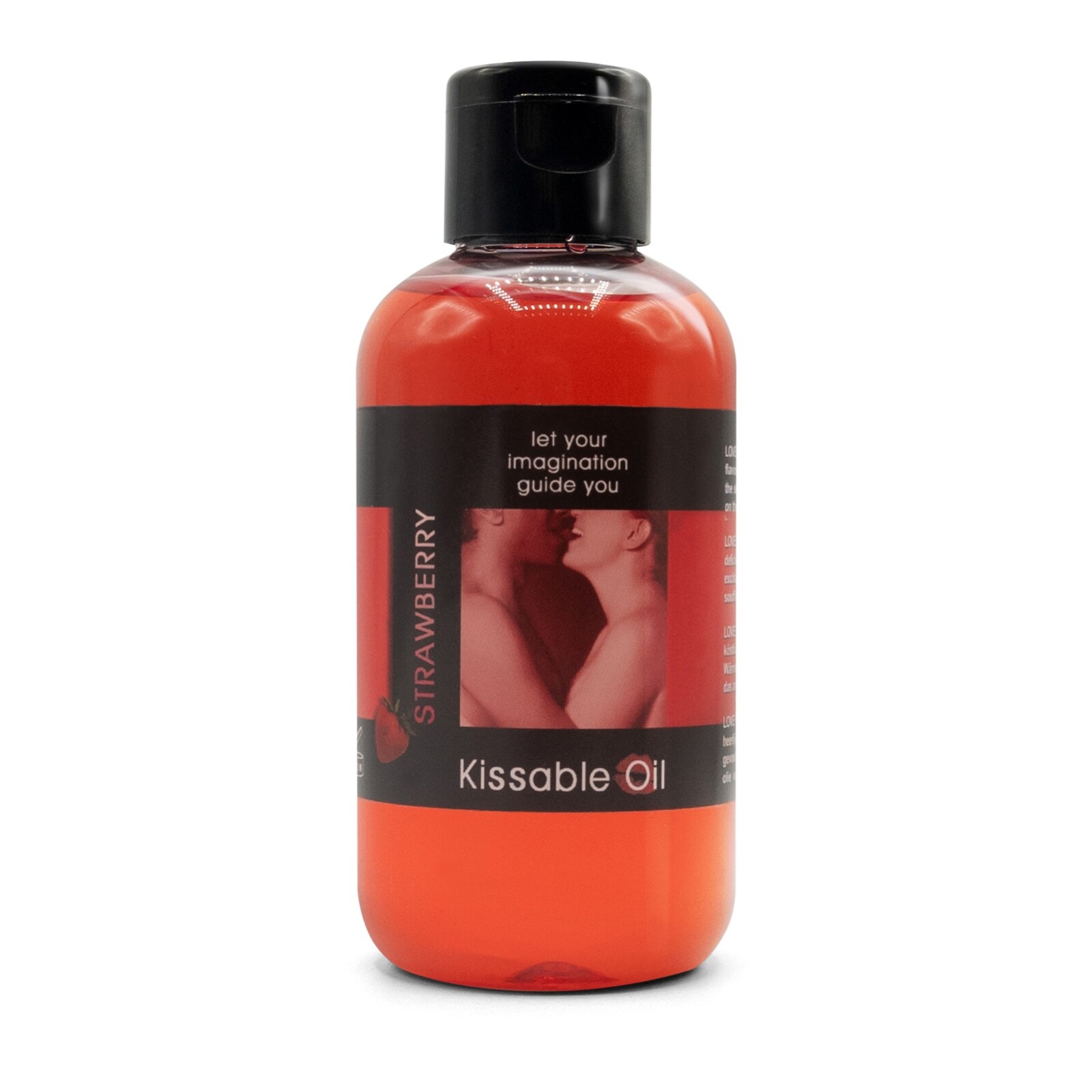 Strawberry Edible Body Oil - LOVE PLAY Nights Vegan Kissable Oils