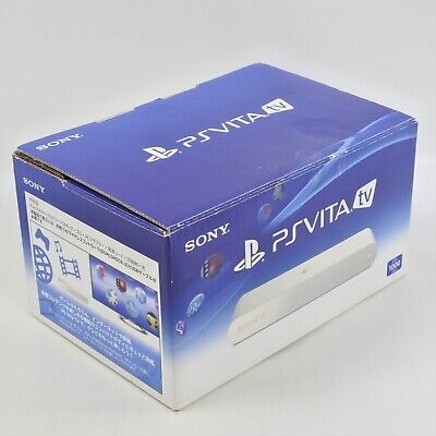 PS Vita TV WHITE VTE-1000 AB01 NO AC adapter/HDMI Cable Playstation Sony  1903