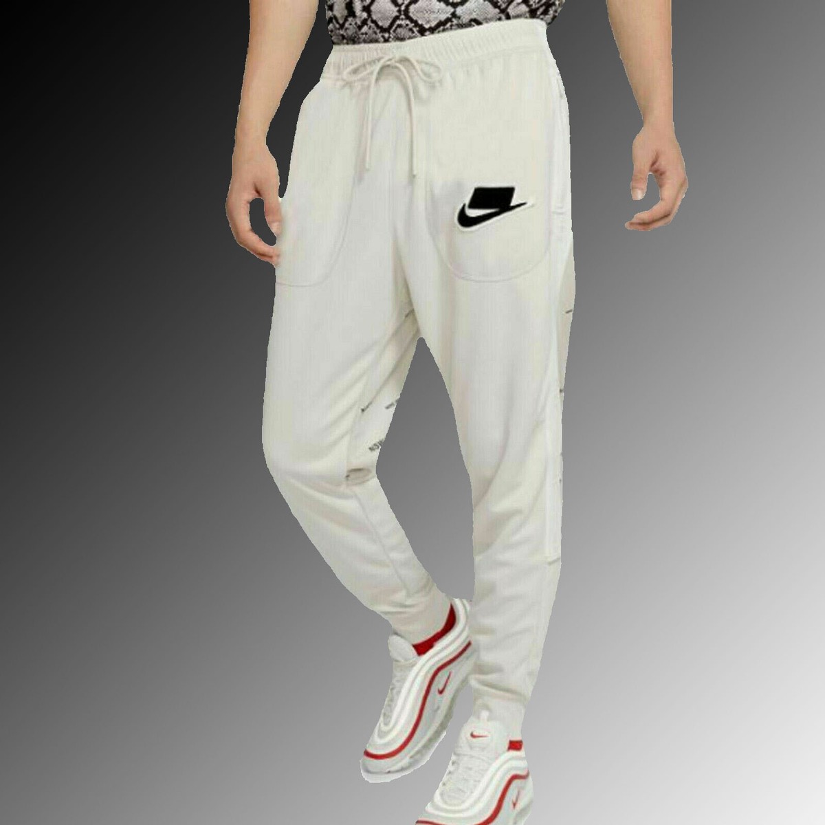 Nike NSW Sport Pack Track Pants Bone Summit White (CD4633-072) Men