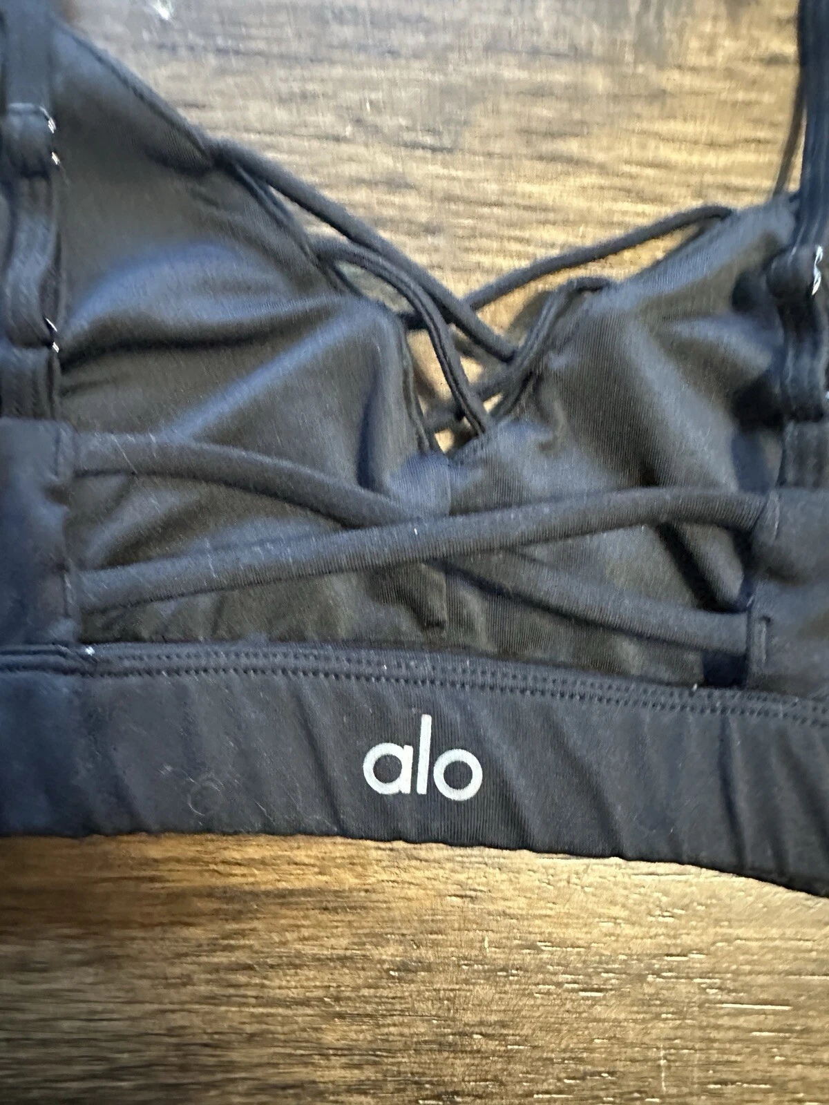 alo-yoga interlace yoga top sports running active tank-bra
