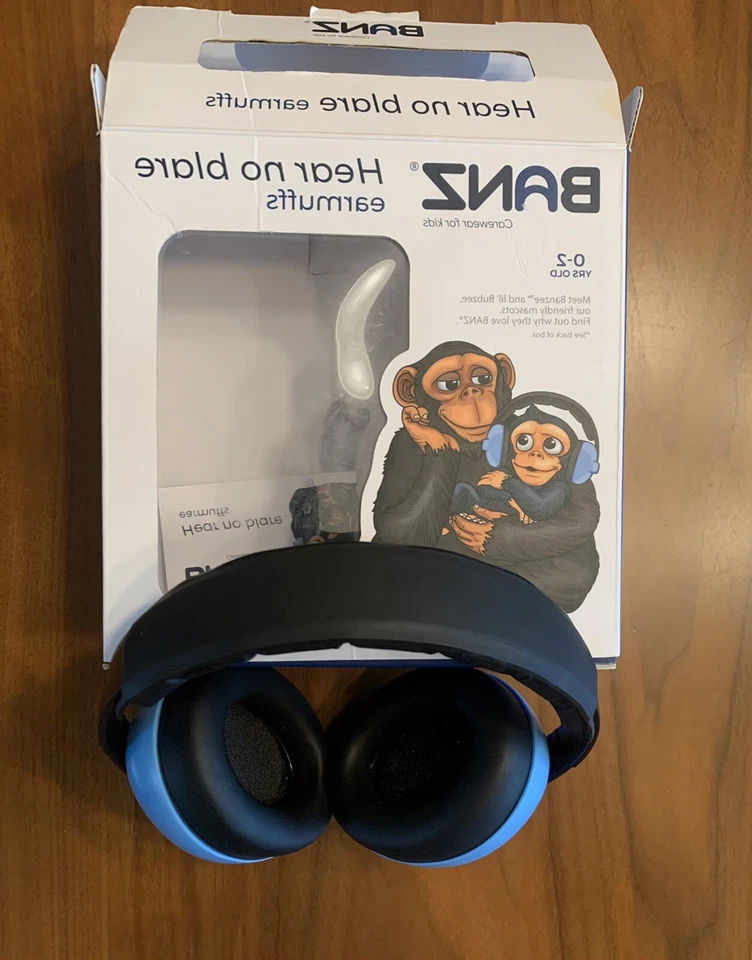 BABY BANZ Hear No Blare OREJERAS 0-2 años protección acústica bebés bebé azul Foto 4 de 4