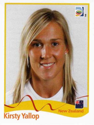 Panini Sticker Women's World Cup 2011 No. 132 Kirsty Yallop NZL New Zealand NEW