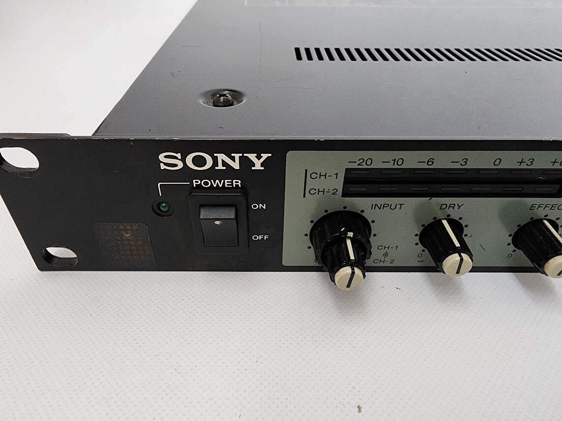 Sony MU-R201 2 Channel Digital Reverberator Digital Reverb Effects