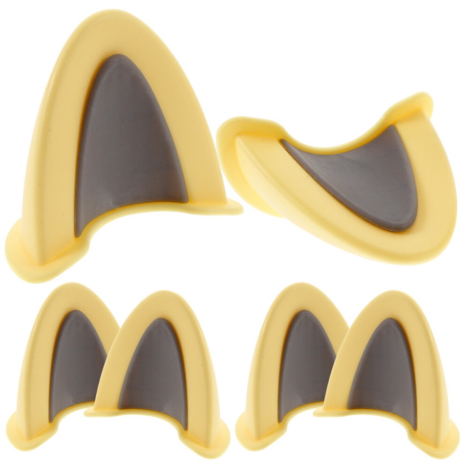 3 Pairs Motorcycle Helmet Accessories Women Ears Electric Vehicle Decor