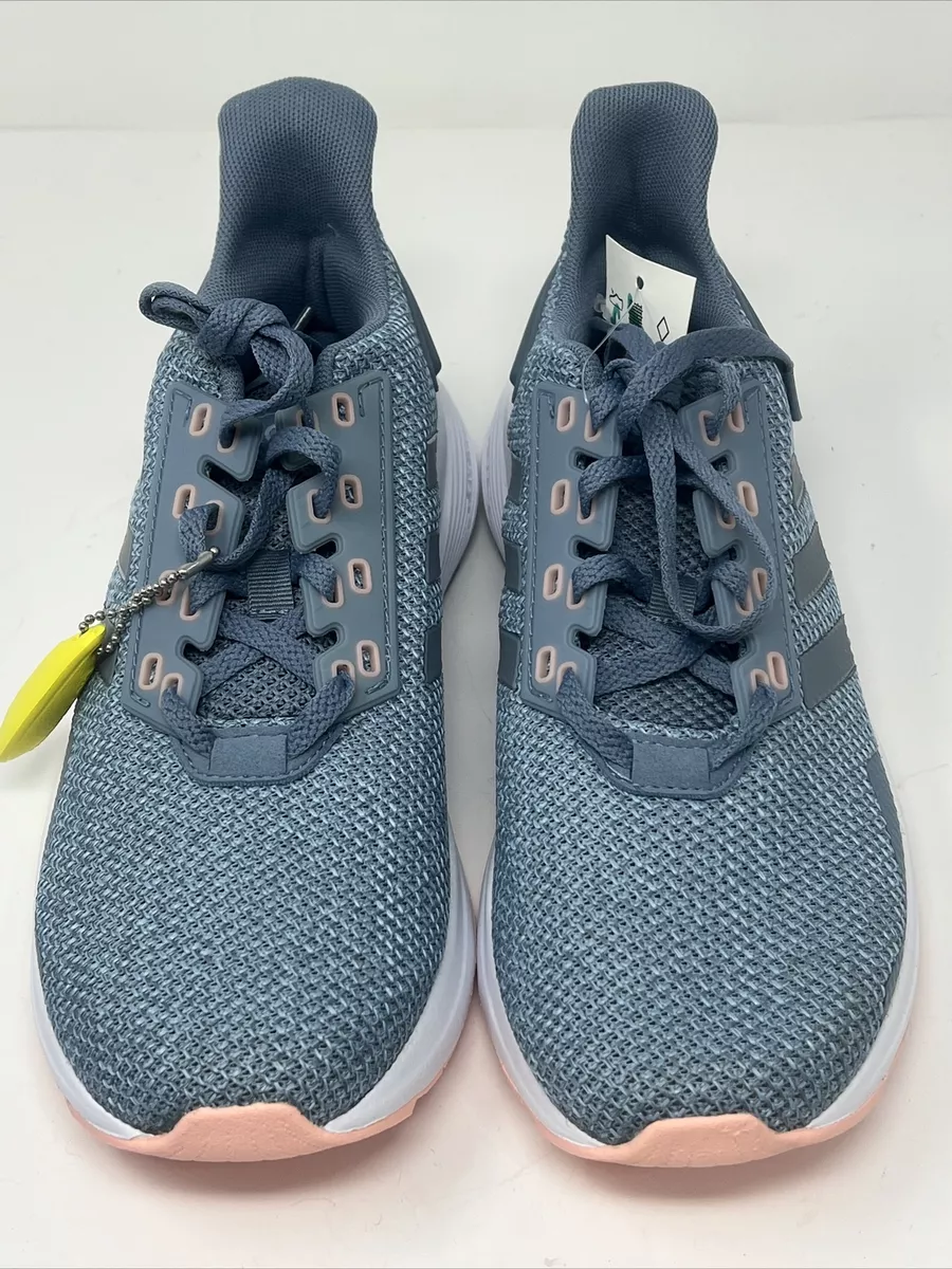Adidas Duramo 9 Running Shoes Light Blue Grey Pink White F34762