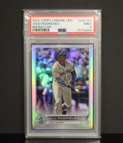 (RI2) 2022 Topps Chrome Update #USC150 Julio Rodriguez Refractor #/299