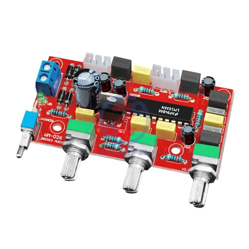 LM1036 HIFI Preamp DIY Kit Bass Treble Volume Tone Control Pre
