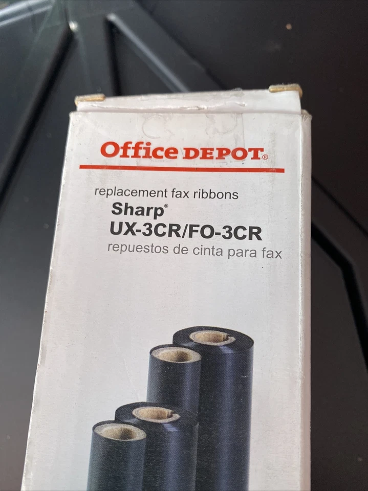 Replacement Fax Ribbons Sharp UX 3CR  FO 3CR  Machines UX300 460 2 In One Box 4b - Image 2 of 2