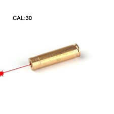 Mirino laser Tactical CAL .30 cartuccia carabina foro mirino rame rosso con batteria