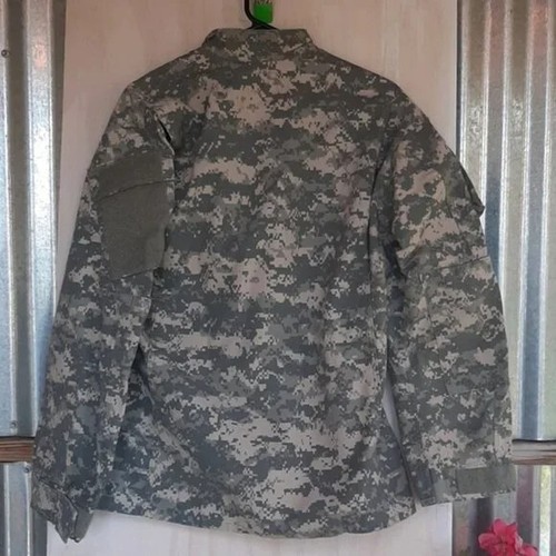 Small Medium US Military ACU UCP Combat Uniform Jacket Shirt Top Digital Camo - Picture 3 of 7
