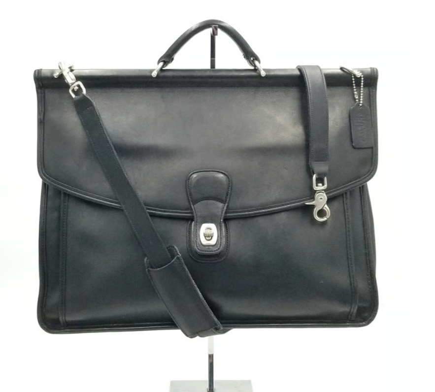 COACH BEEKMAN BRIEF 5266　ビジネスバック Vtg Coach Beekman Leather Briefcase Messenger Bag Brown