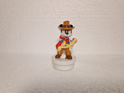 GREAT VINTAGE LITTLE MICKEY MOUSE DISNEY NESTLE FIGURE COWBOY 1990s