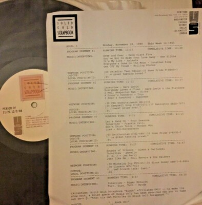 11/28/88 SOLID GOLD'S WEEK OF NOV, 65: PAUL REVERE/RAIDERS, SILKIE, ANIMALS, DC5