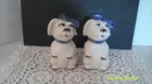 Pair of Vintage Shawnee Pottery Mugsy Dog Large 5" Salt & Pepper Shakers