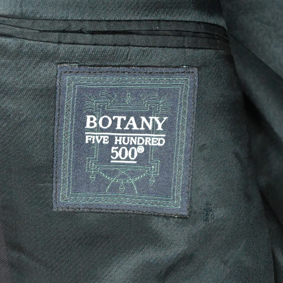 Chaqueta Blazer Abrigo Deportivo Botany 500 50R Azul Marino Dorado Botón 100% Lana Worsted Foto 4 de 4