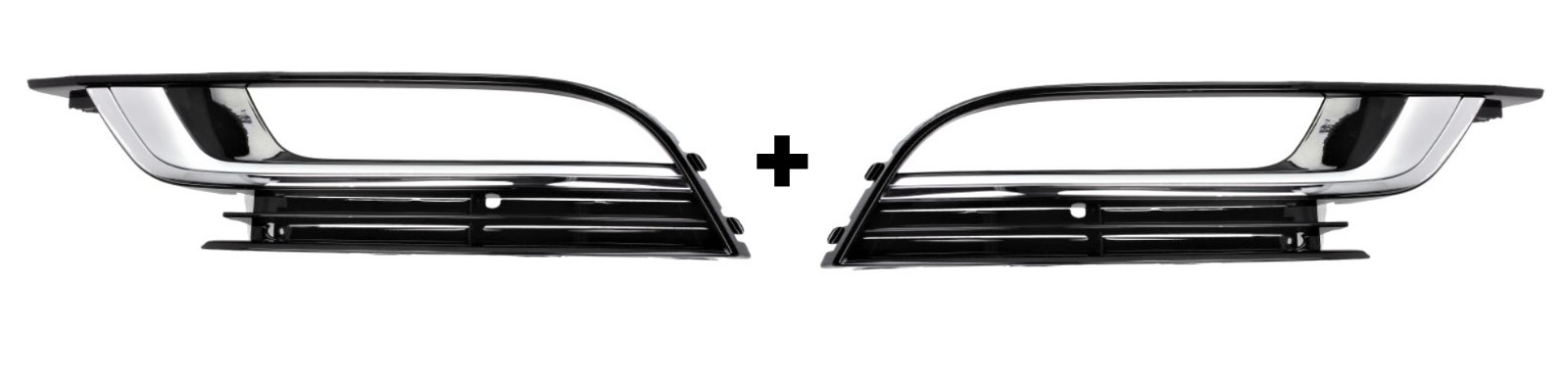 Grille de pare-choc avant VW CC avec prise d'air optimisée et finition chrome anti-UV