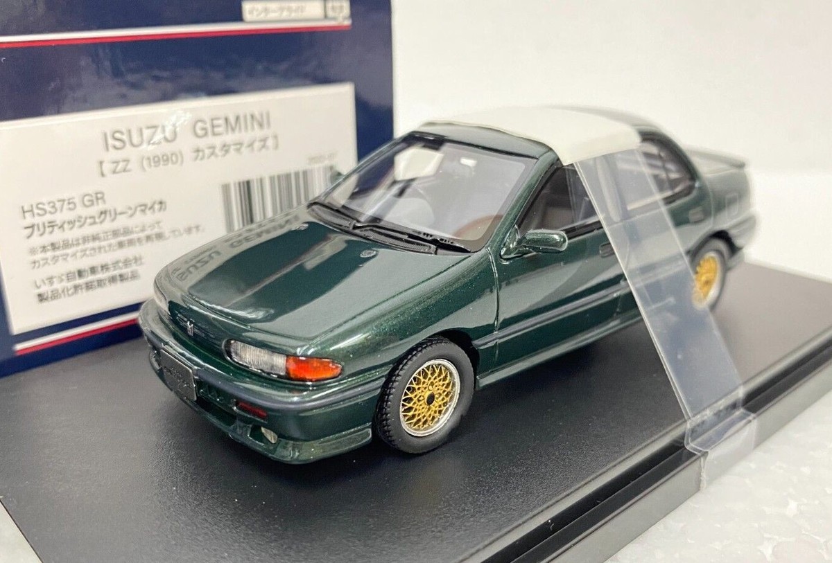 Hi Story HS375GR ISUZU GEMINI ZZ 1990 GREEN resin 1:43 scale model