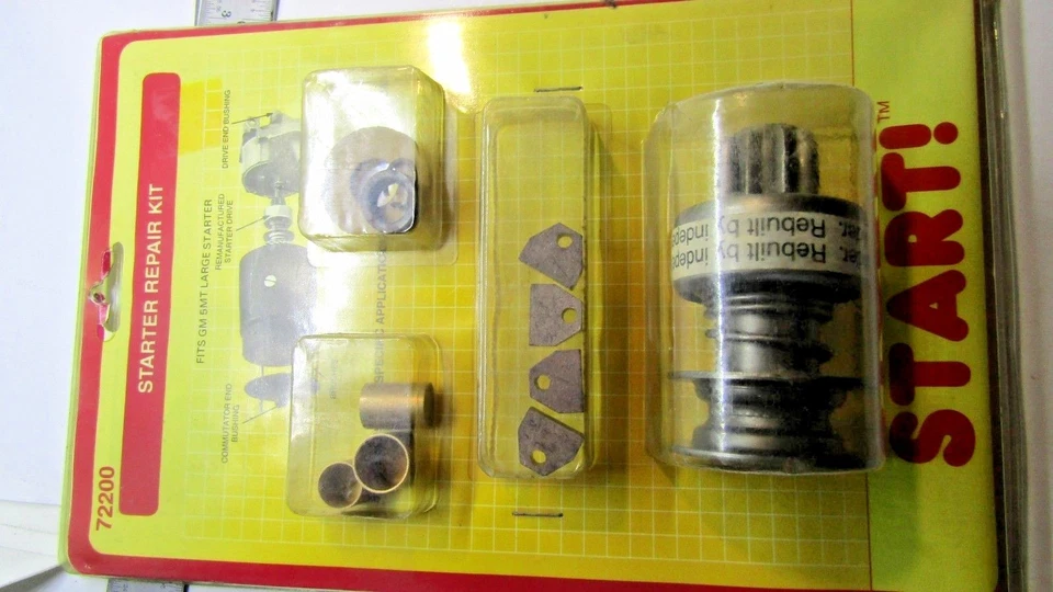 72200 STARTER REPAIR KIT Delco  G M 5MT Large  Starter Kit & Drive - Image 4 of 4