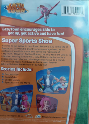 LazyTown: Super Sports Show (DVD, 2012, 2-Disc Set, With Fitness