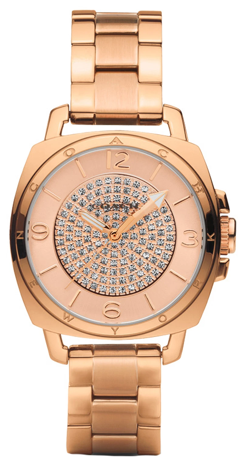 Orologio Donna Coach 14502002 Boyfriend Quadrante Oro Rosa Acciaio Inox Oro Rosa