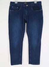 Under 510 U-510 Zak Jeans Men's 32x26 Blue Dark Wash Stretch Denim Straight